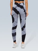 Sunflower Tie Dye Scrunch Seamless Legging