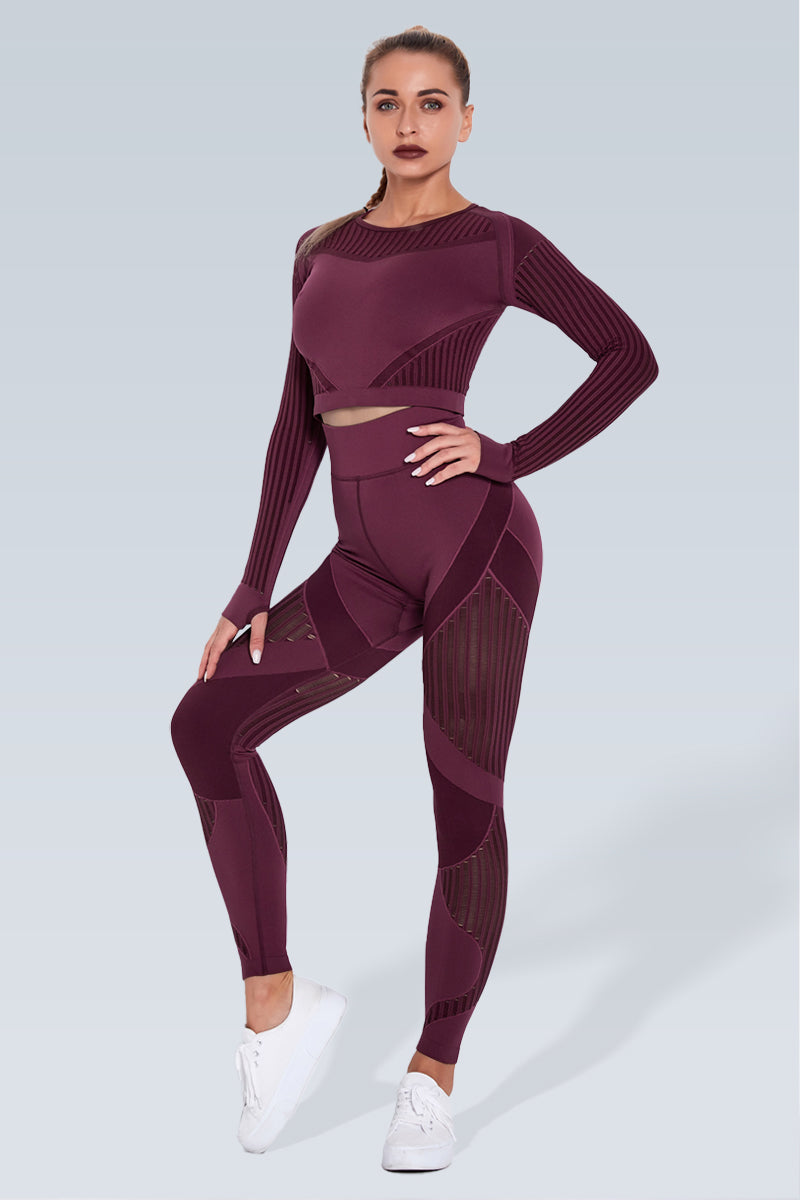 Women's Microfiber Elastane Stretch Performance Leggings with Breathable  Mesh and Stay Dry Technology - Wine Tasting