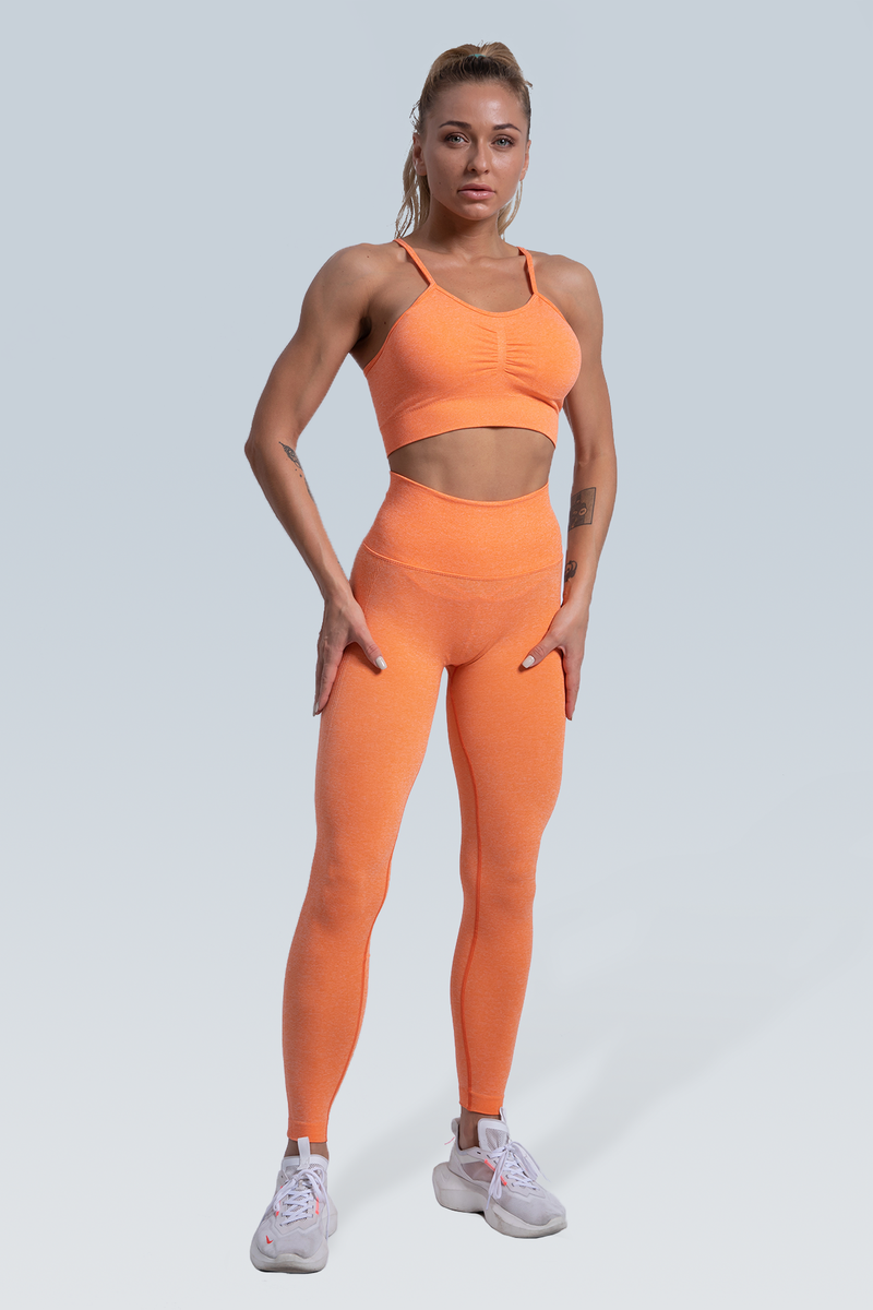 Affordfit Flexi Flow Scrunch Leggings - Dark Orange